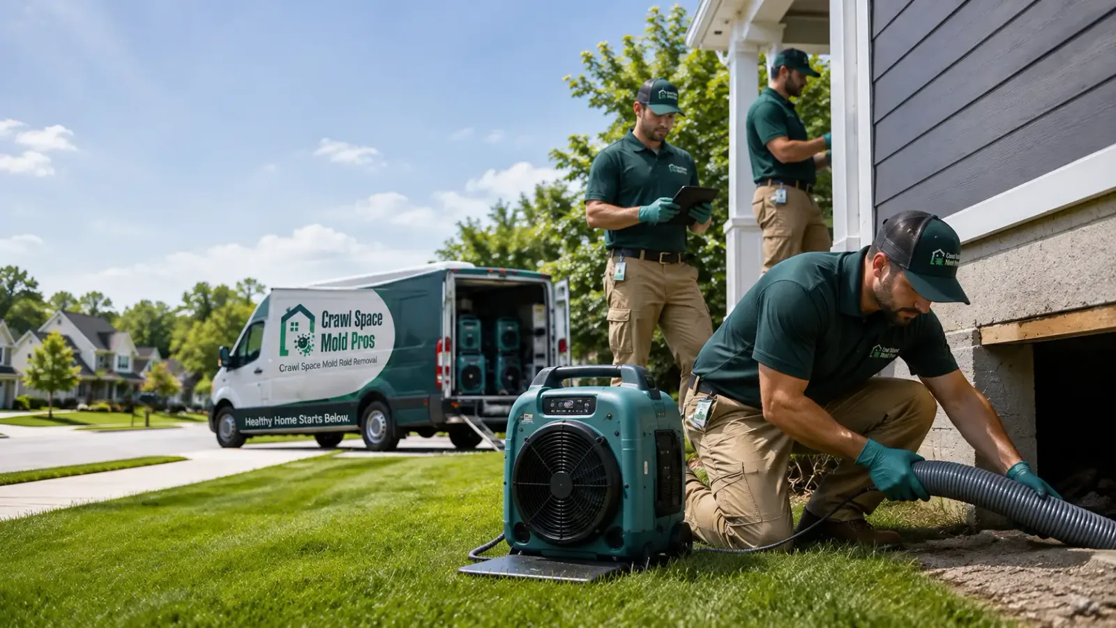 Crawl Space Mold Removal in Lowellville, OH
